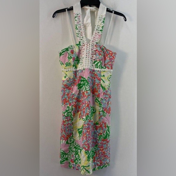 Lilly Pulitzer Isabel Mariposa Halter Dress - Picture 2 of 4